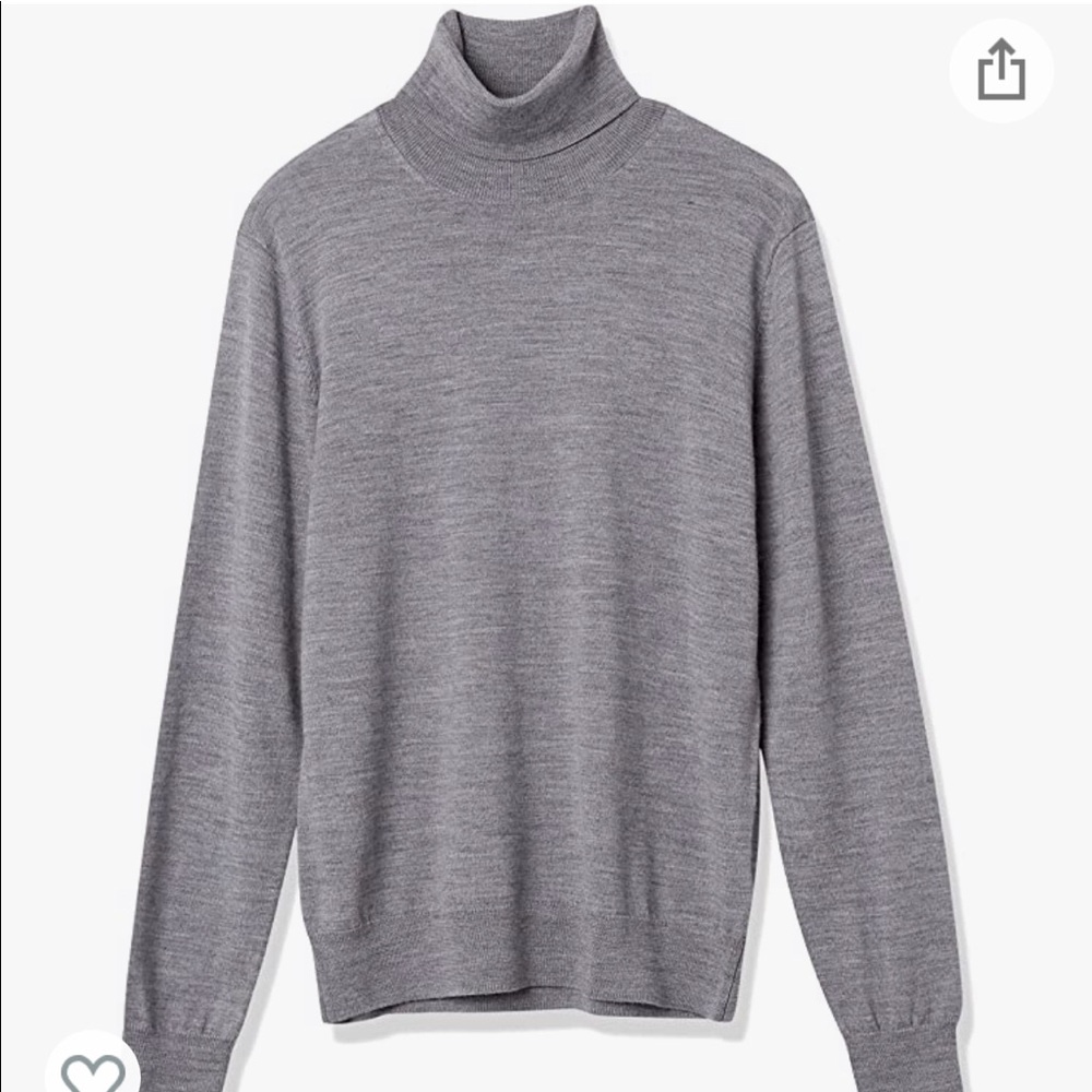 NWT Goodthreads Men’s Merino Wool Turtleneck Sweater